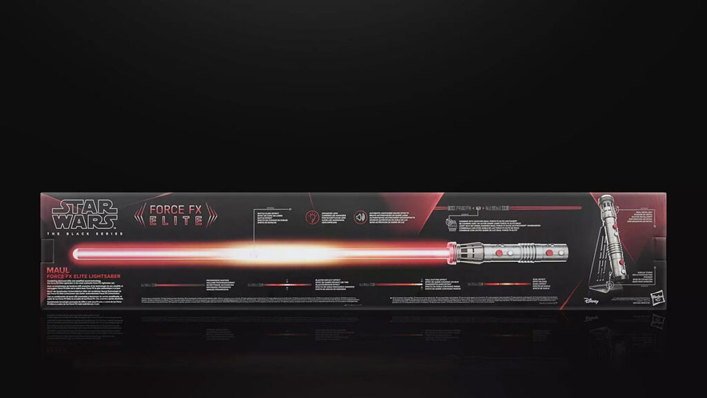Star Wars The Black Series Force FX Elite Maul Electronic Lightsaber