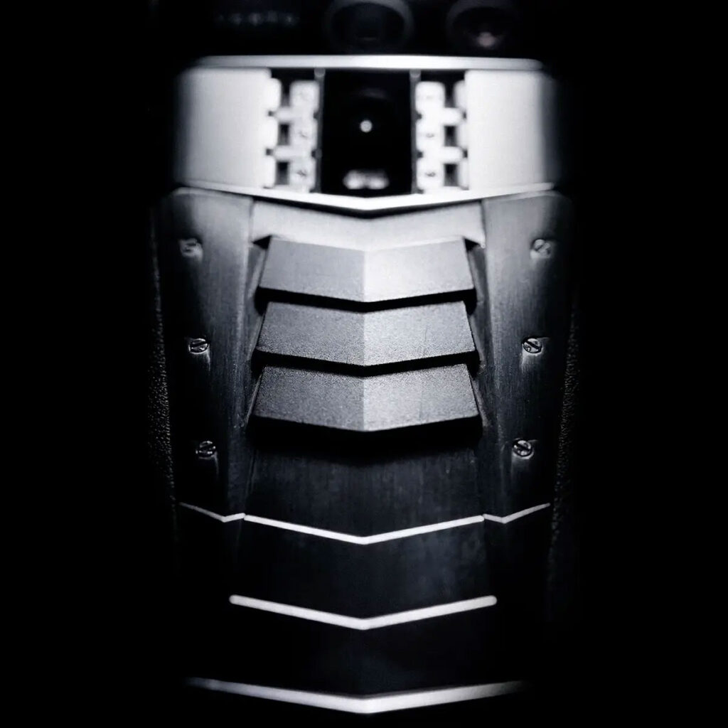 Vertu Agent Q GT Limited Edition luxury smartphone with titanium body ruby button and mechanical zoom camera
