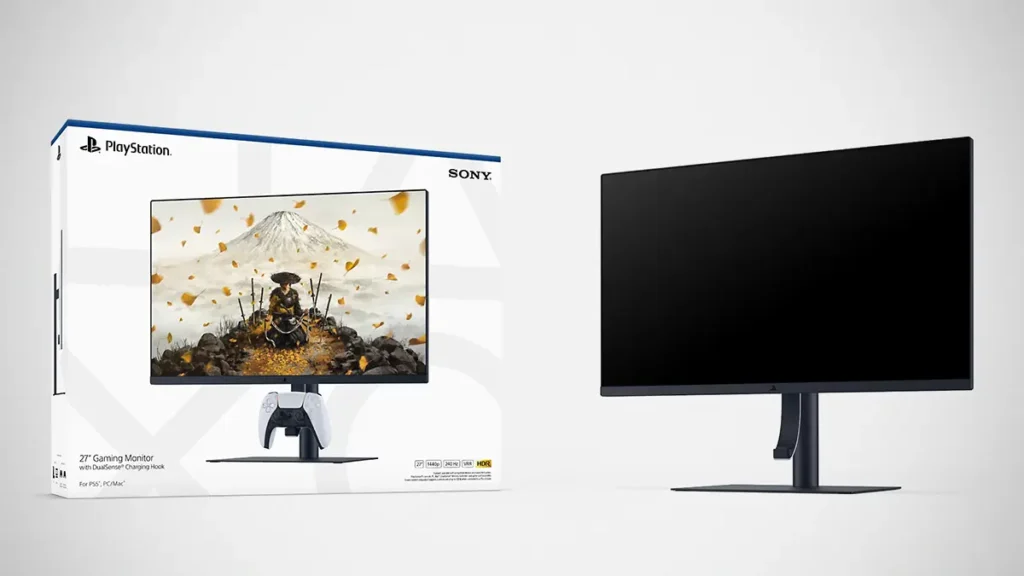 PlayStation 27-inch Gaming Monitor with DualSense Charging Hook 5