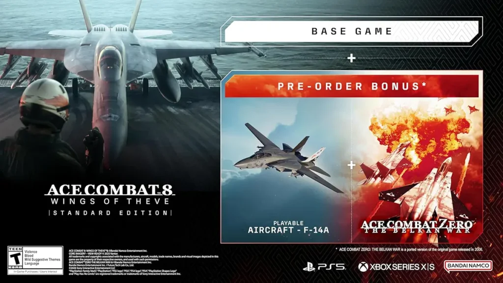 Ace Combat 8 Wings of Theve Video Game Standard Edition