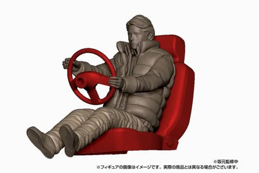 Aoshima BTTF I Time Machine Model Kit with Figure