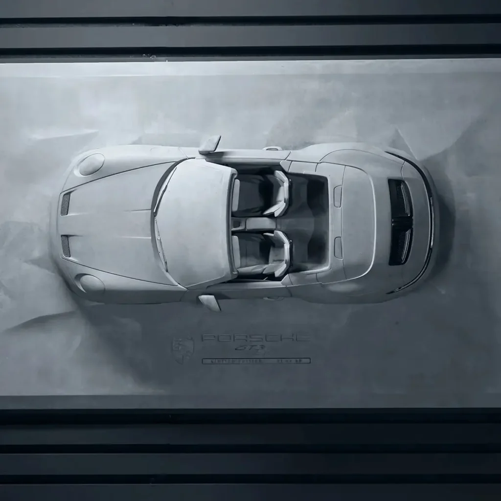 Concrete Sculpture Porsche 911 GT3 S/C