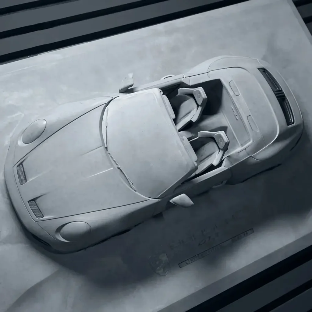 Concrete Sculpture Porsche 911 GT3 S/C