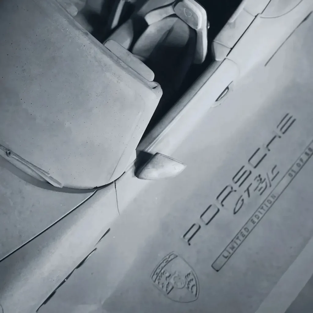 Concrete Sculpture Porsche 911 GT3 S/C
