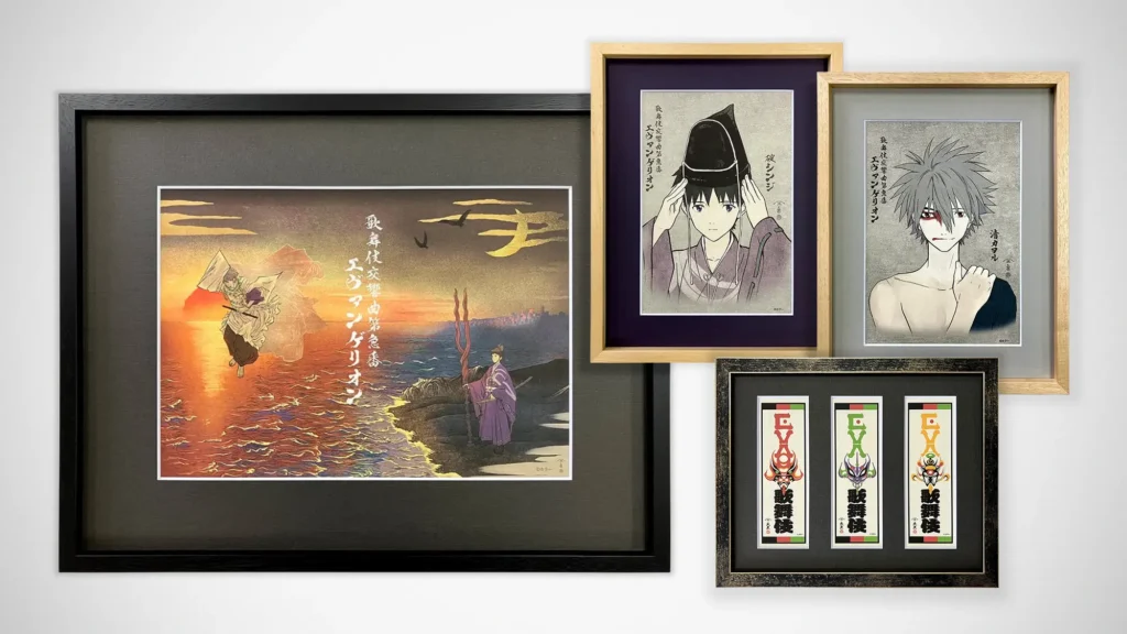 Eva Ukiyo-e Eva Kabuki Series Artworks