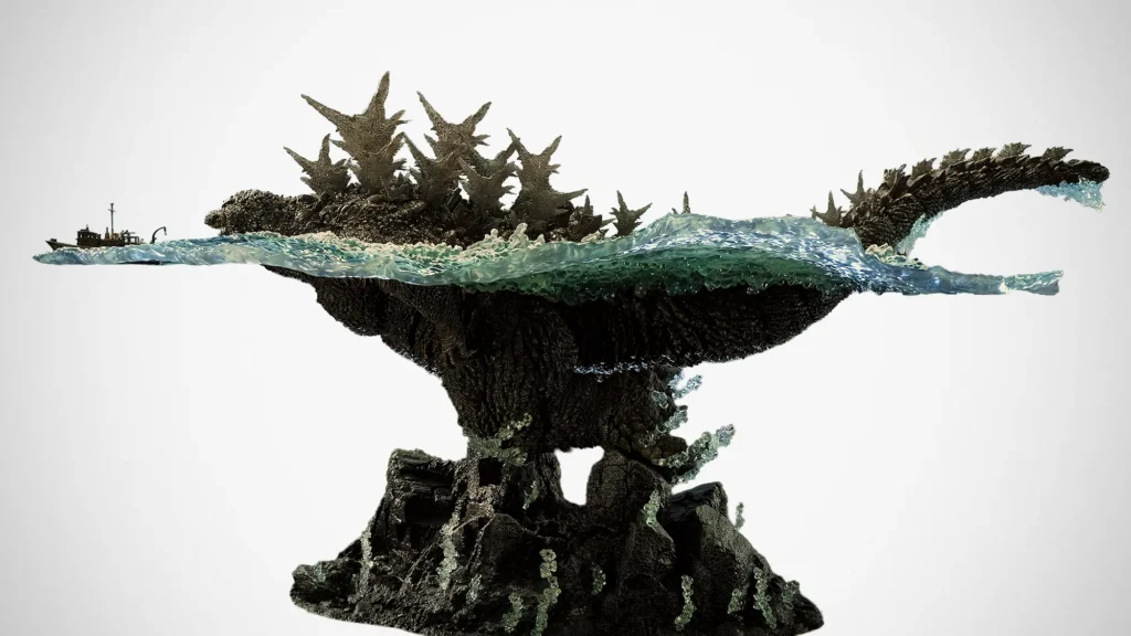 Prime 1 Studio Godzilla Minus One Godzilla vs. Shinsei-maru Statue