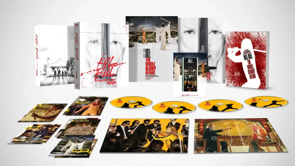 Kill Bill: The Whole Bloody Affair 4K and VHS