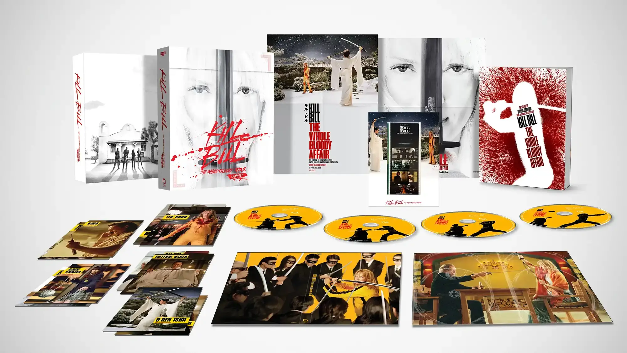 Kill Bill: The Whole Bloody Affair 4K and VHS