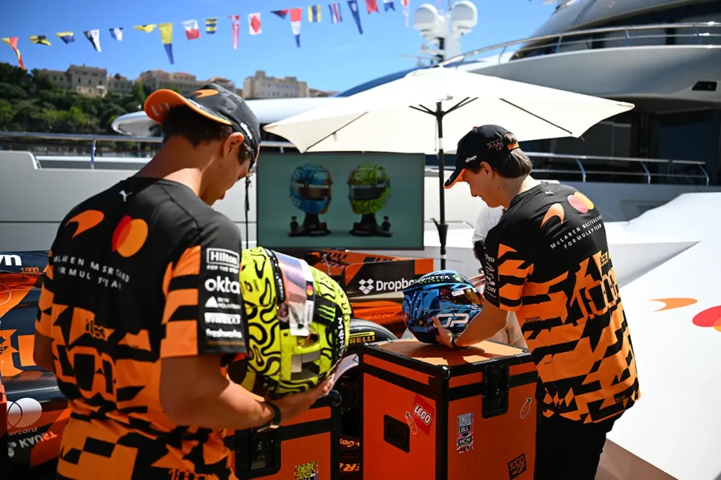 LEGO Editions McLaren Mastercard F1 Helmets