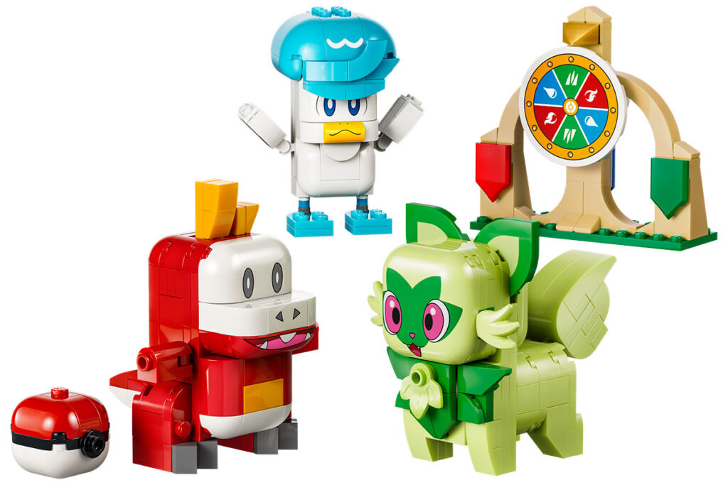LEGO Pokémon SMART Play: Sprigatito, Fuecoco and Quaxly Battle (72158)
