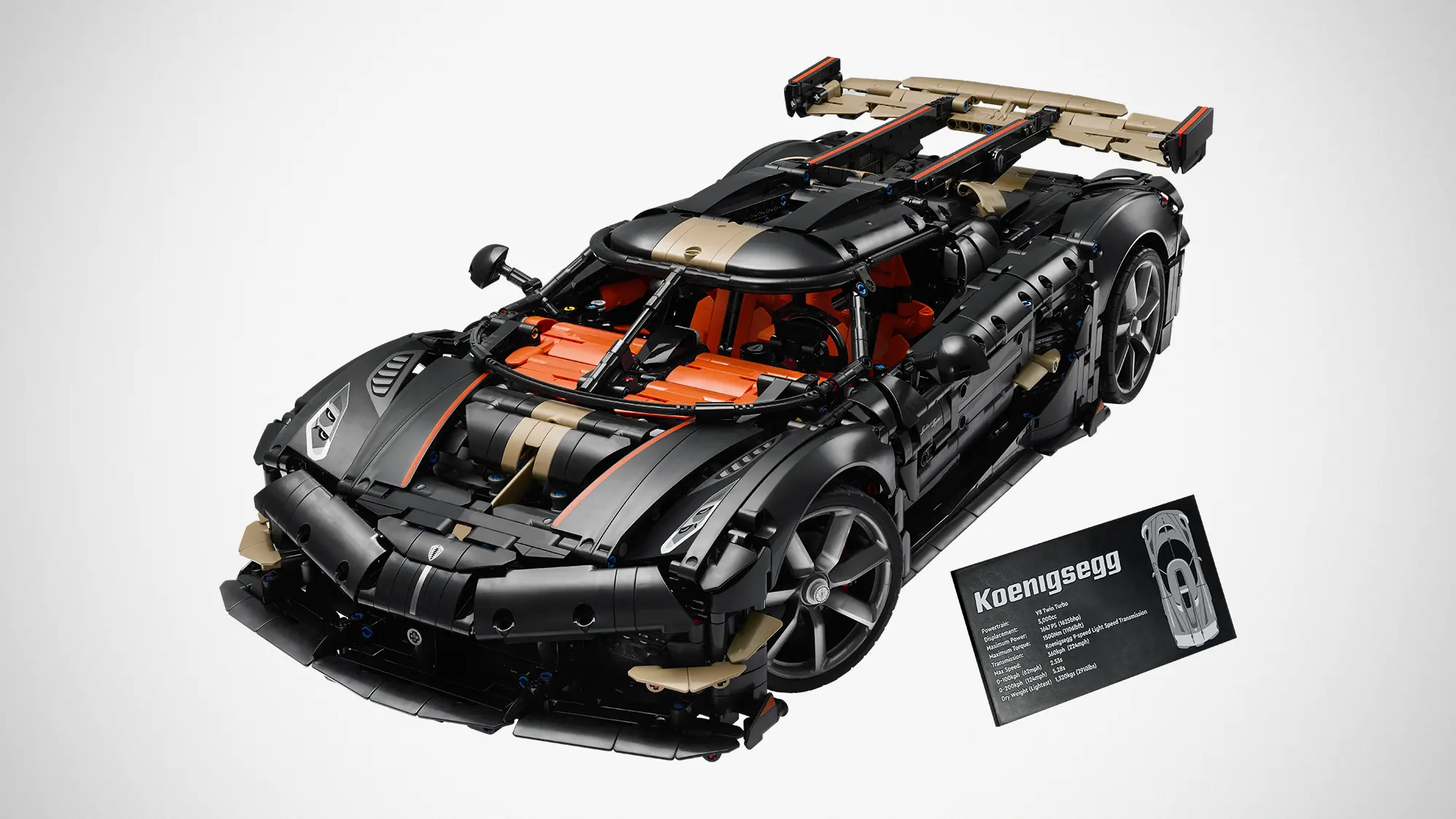 LEGO Welcomes Koenigsegg To Its 1 8 Club With The Sadair s Spear Megacar
