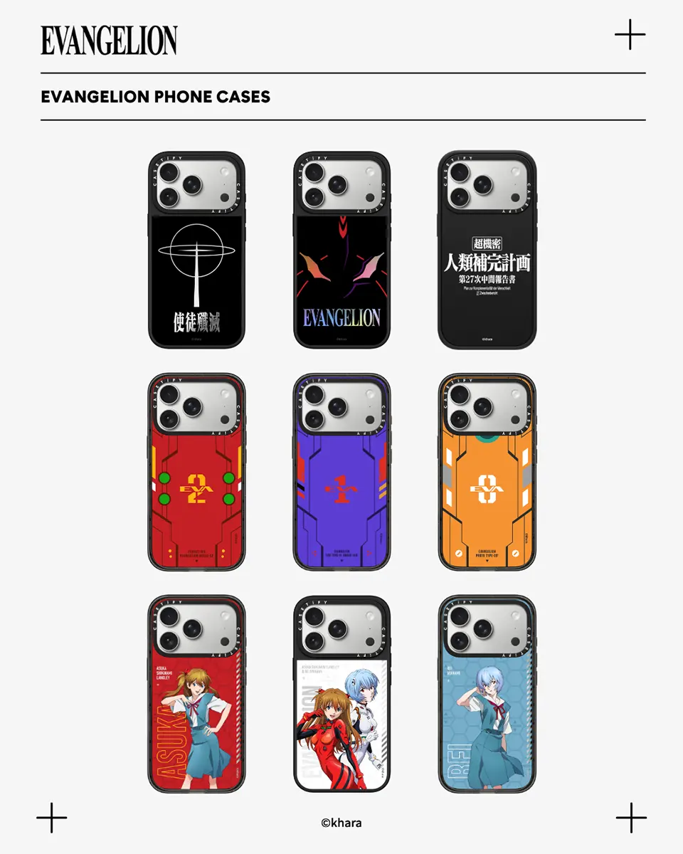 New Evangelion x Casetify Accessories