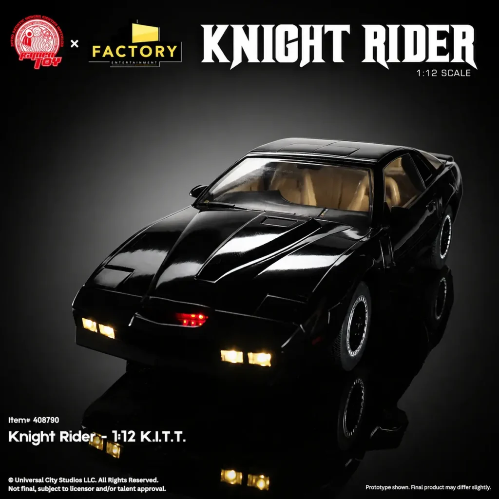 Ramen Toy Knight Rider 1:12 K.I.T.T. Pre-order