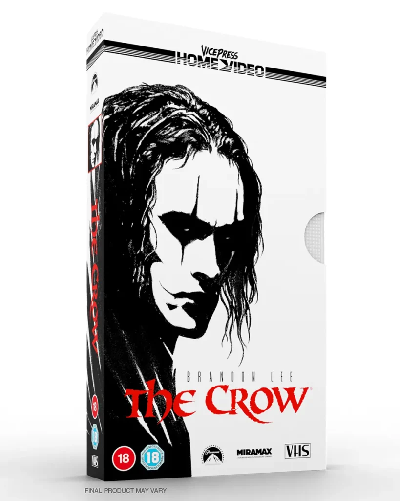 The Crow Vice Press Home Video Exclusive VHS Matt Ferguson Cover