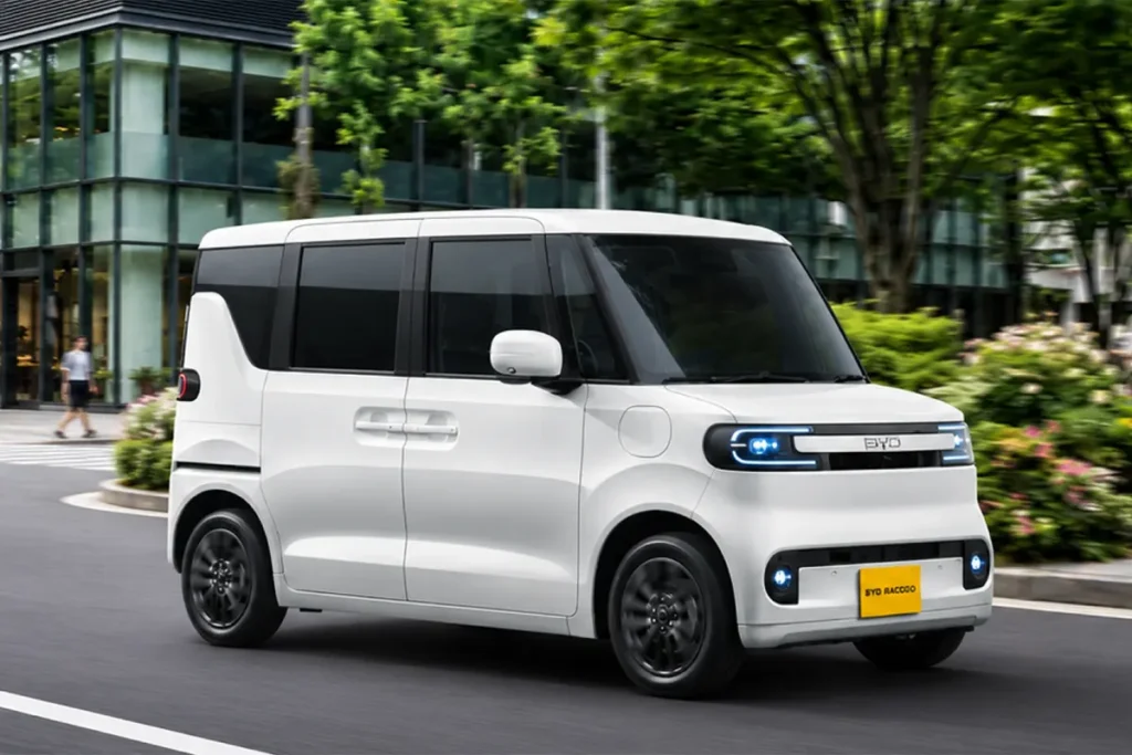 BYD RACCO Electric Vehicle in Japan