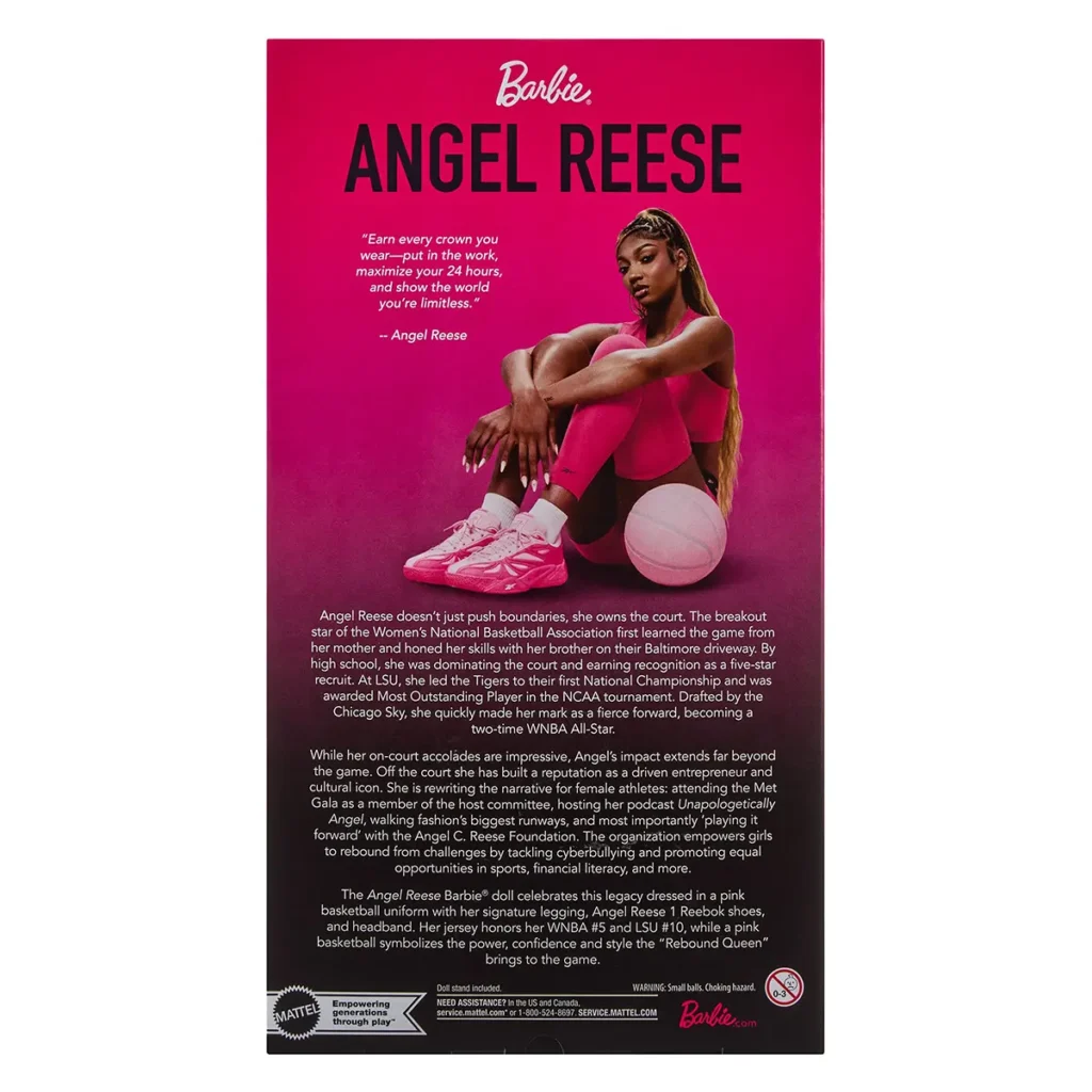 Barbie Signature Role Models Angel Reese Doll