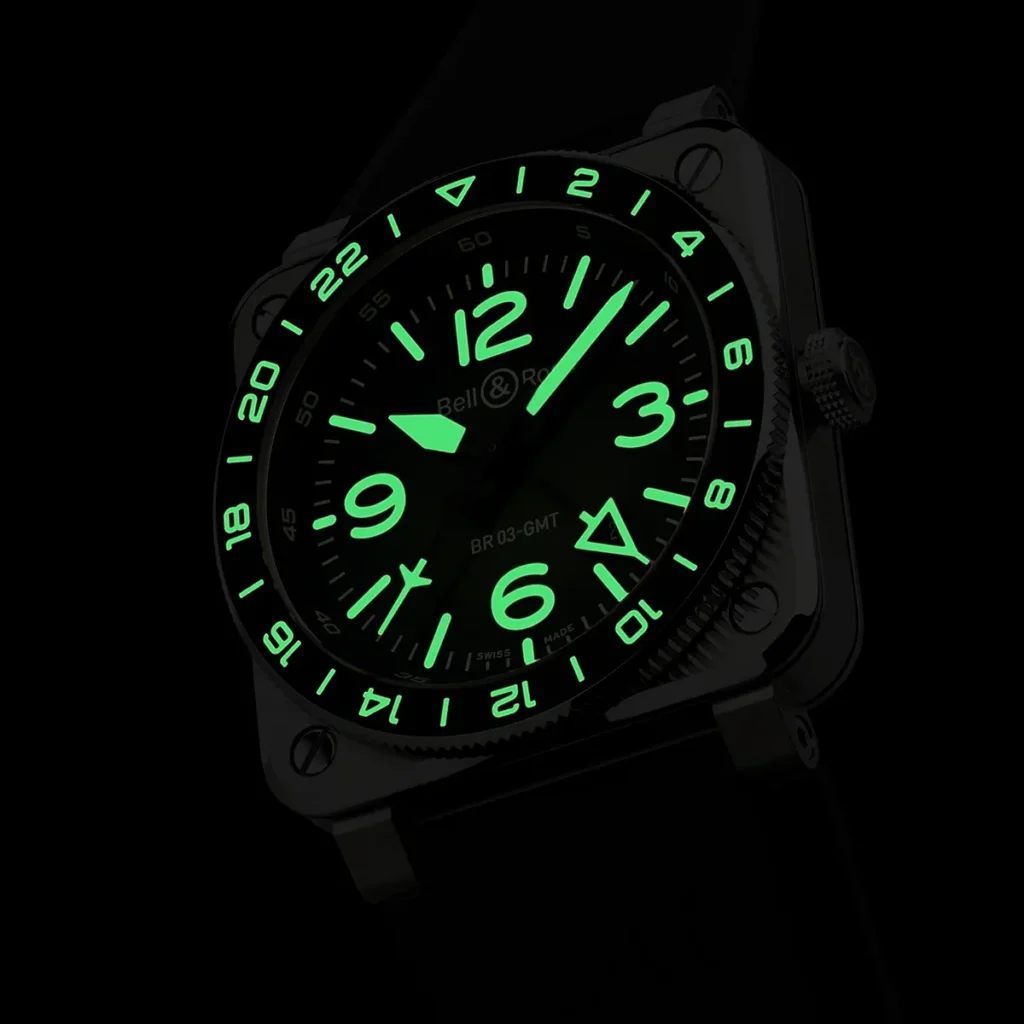 Bell & Ross BR-03 GMT Green Lum
