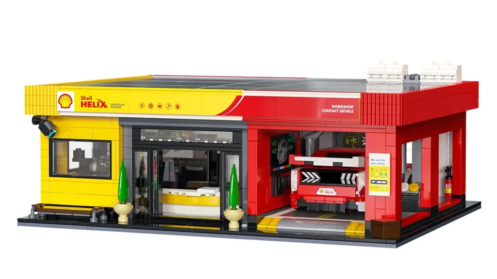 CaDA Bricks Shell Service Station C66025W