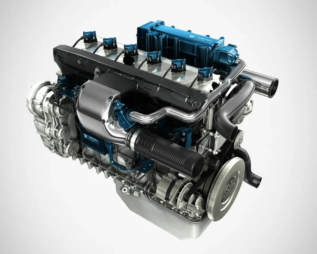 Daimler x KEYOU Hydrogen Combustion Trucks