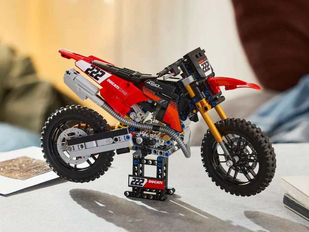 LEGO Technic Ducati Desmo450 MX Factory Motorcycle (42238)