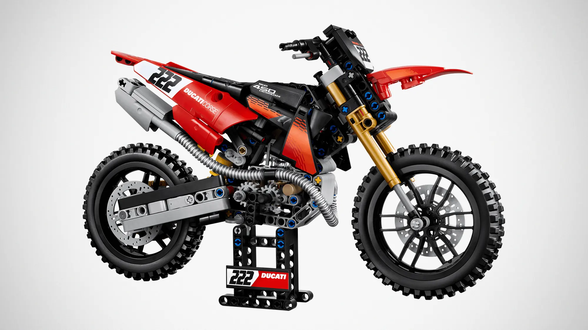LEGO Technic Ducati Desmo450 MX Factory Motorcycle (42238)