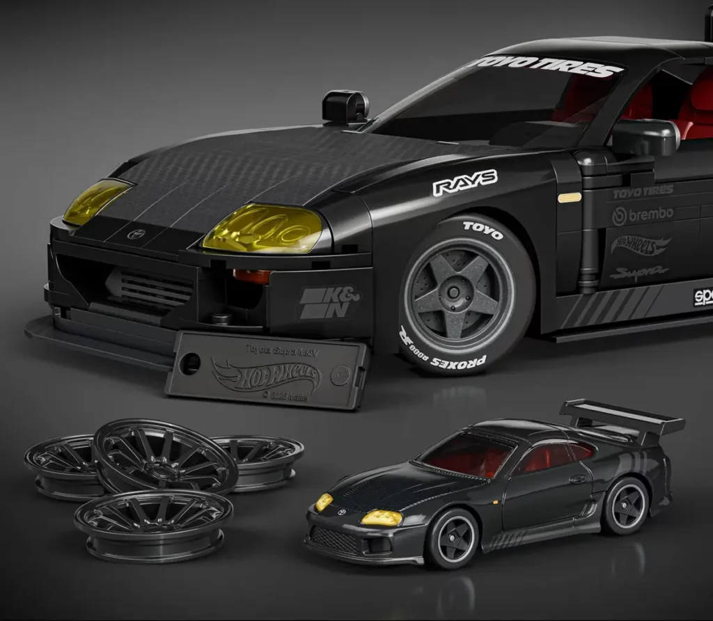 Mattel Brick Shop Hot Wheels '94 Toyota Supra Mk IV Building Set