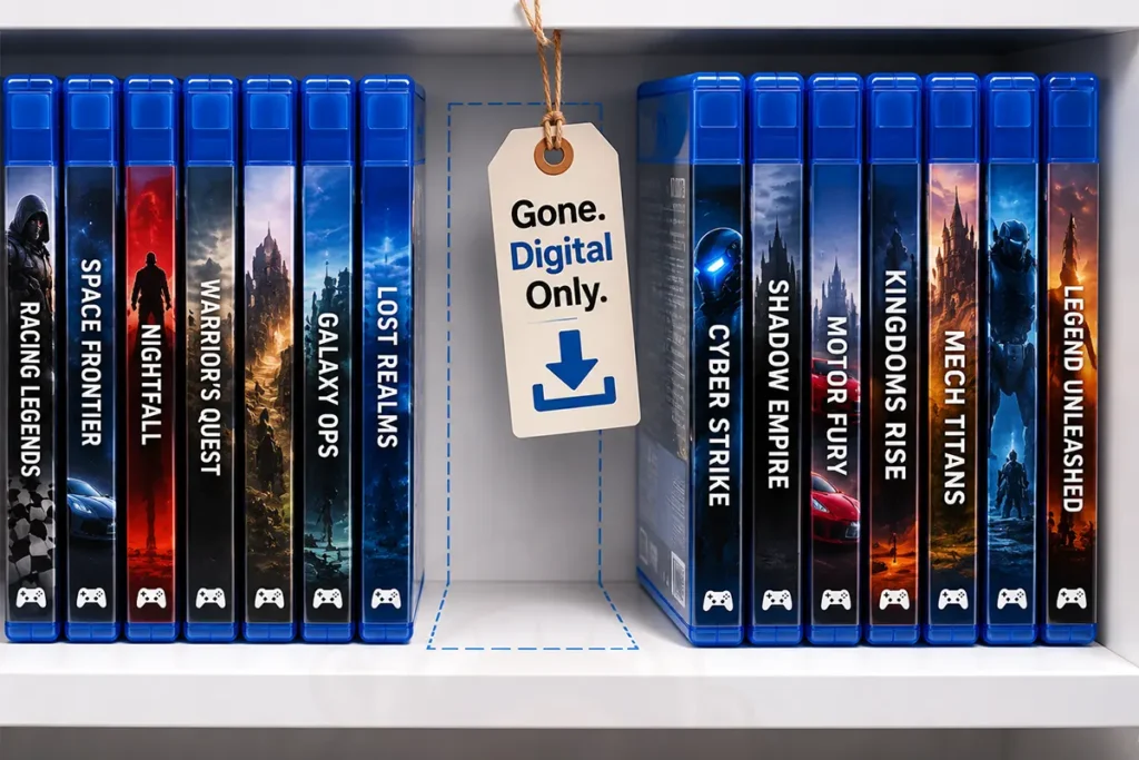 PlayStation to Stop Physical Disc Production