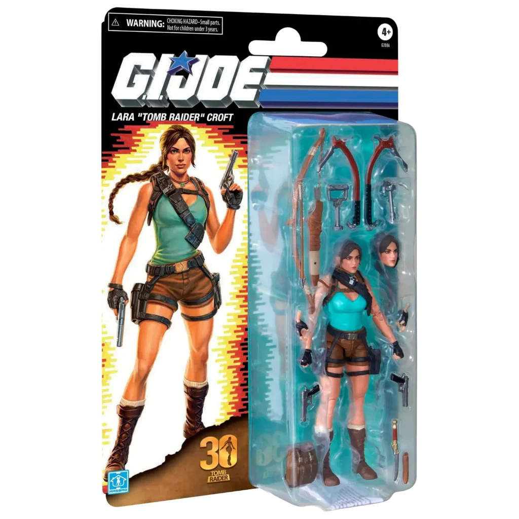 The G.I. Joe Classified Series Retro Cardback Collaborative Lara Croft Tomb Raider