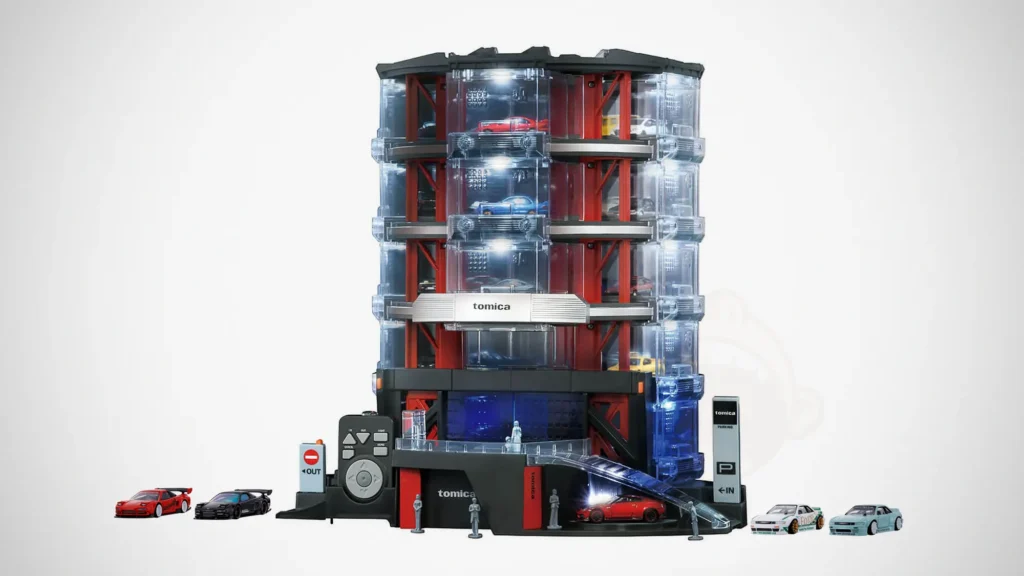 Tomica+ Automated Parking Garage and Tomica CW Line
