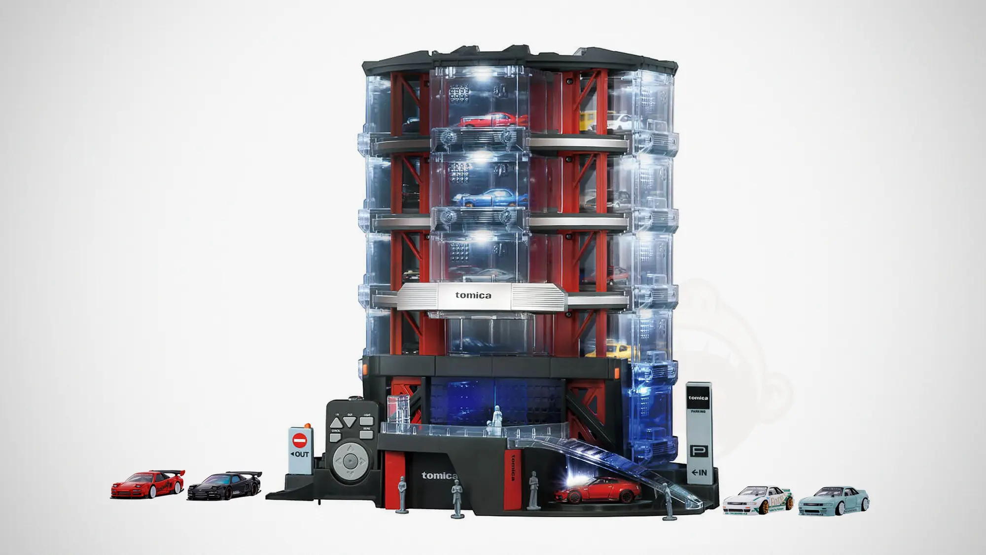 Tomica+ Automated Parking Garage and Tomica CW Line