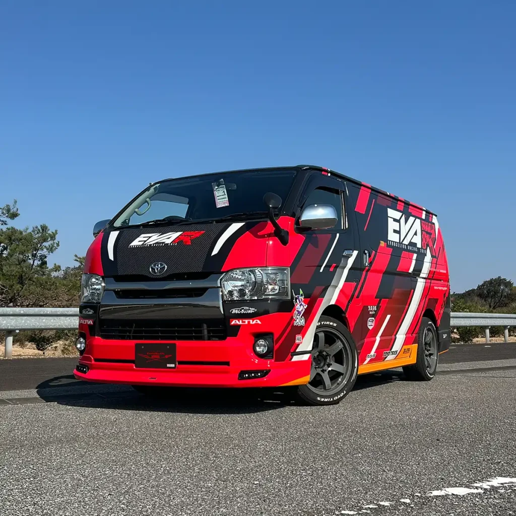 Tomica Eva RT2 Toyota Hiace Die-cast Model