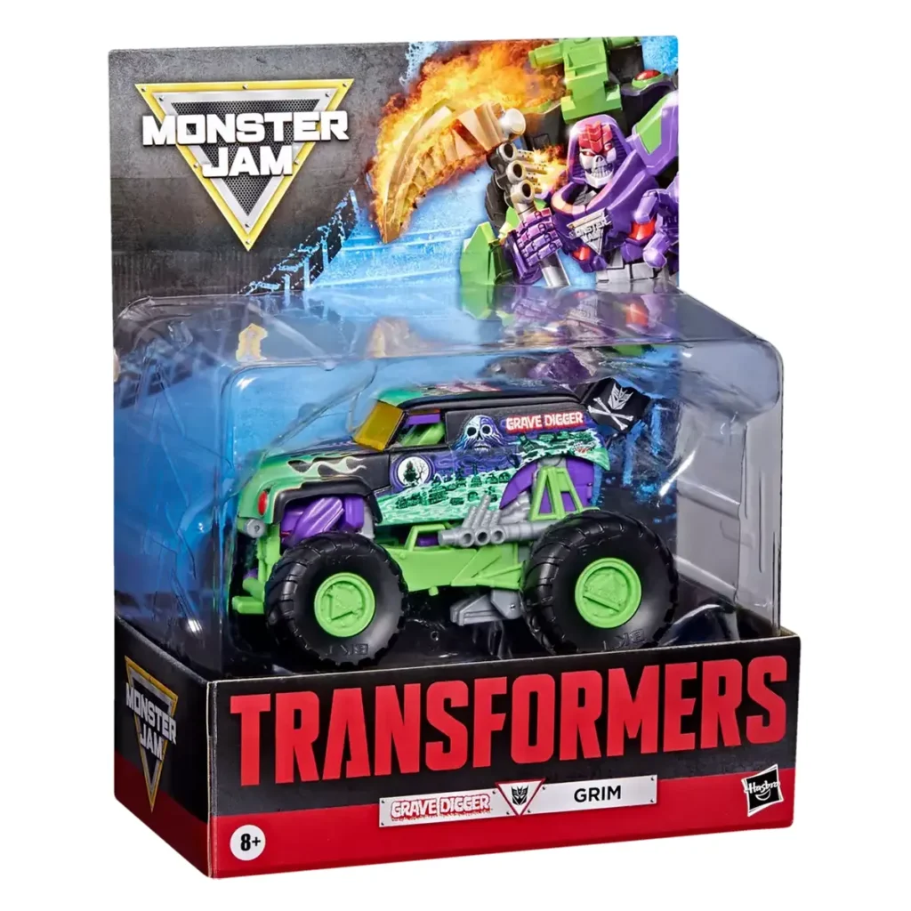 Transformers x Monster Jam Grave Digger
