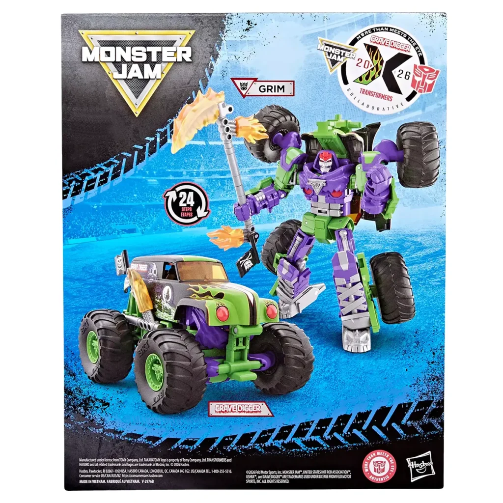 Transformers x Monster Jam Grave Digger
