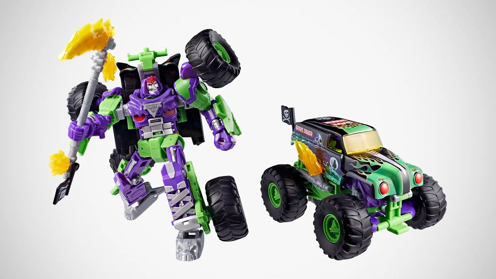 Transformers x Monster Jam Grave Digger