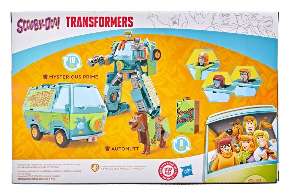 Transformers Scooby Doo Mysterious Prime & Automutt