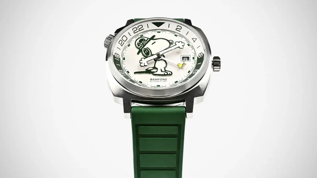 Bamford London x Snoopy Steel GMT Watch 40mm