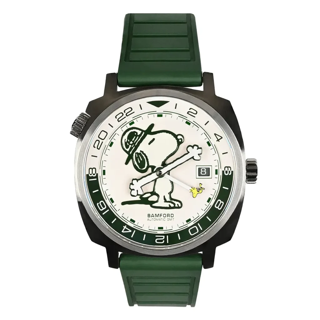 Bamford London x Snoopy Steel GMT Watch 40mm