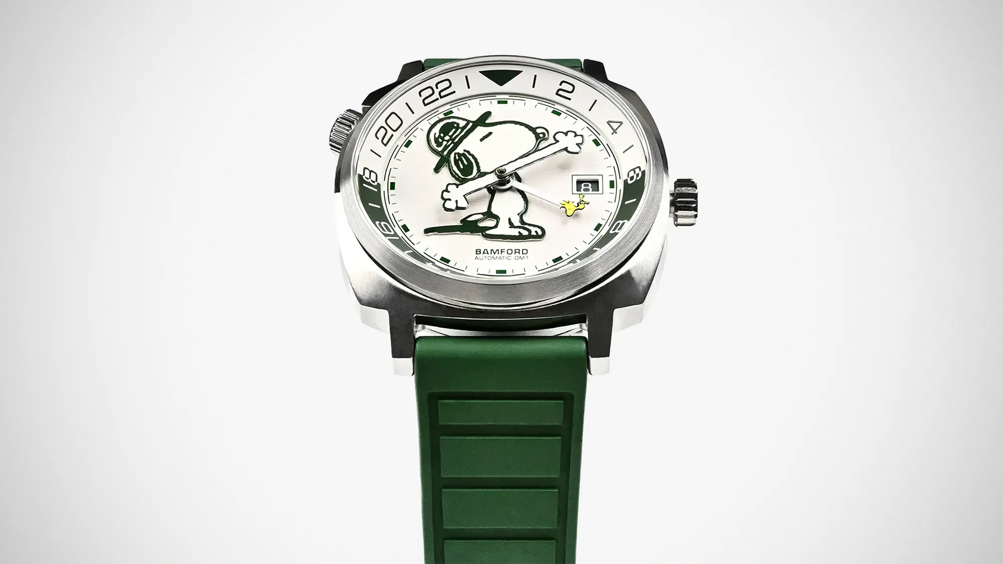 Bamford London x Snoopy Steel GMT Watch 40mm
