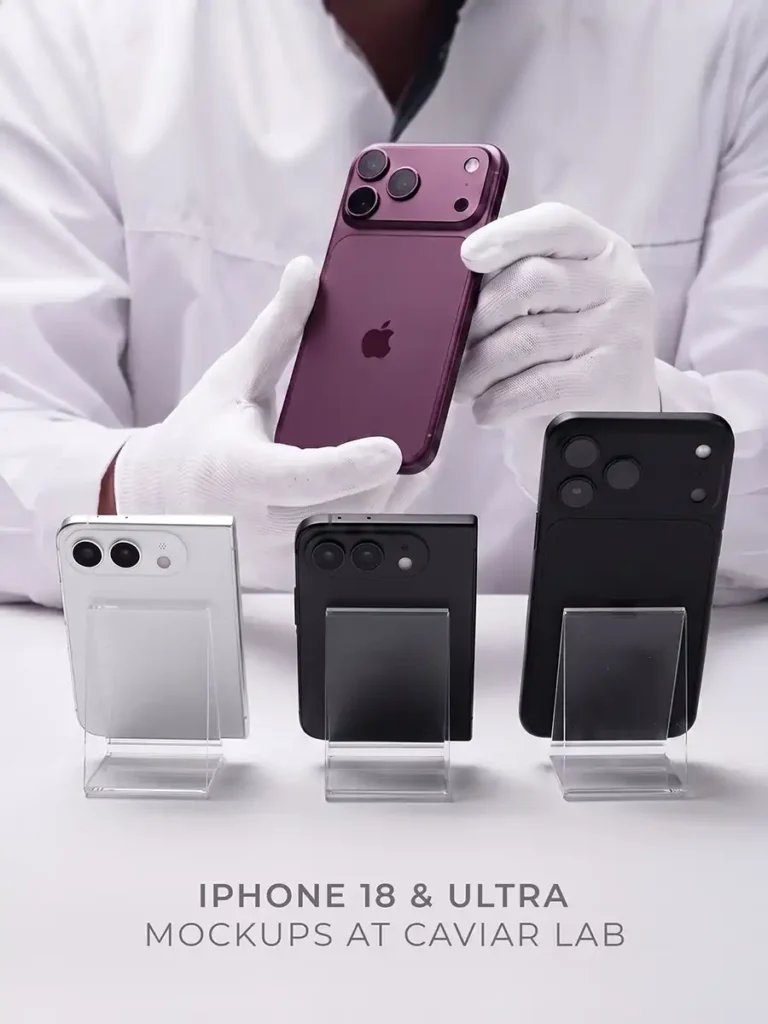 Caviar Lab iPhone 18 & Ultra Mockups