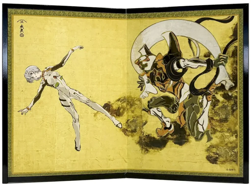 Evangelion Fujin Raijin-zu Byobu