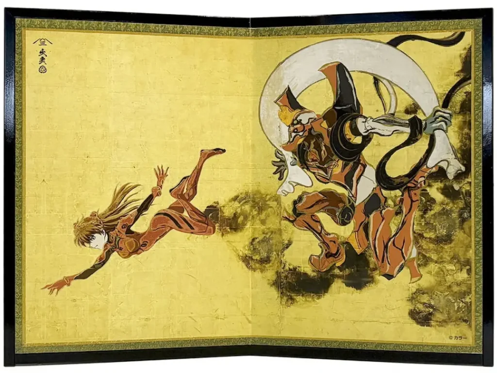 Evangelion Fujin Raijin-zu Byobu