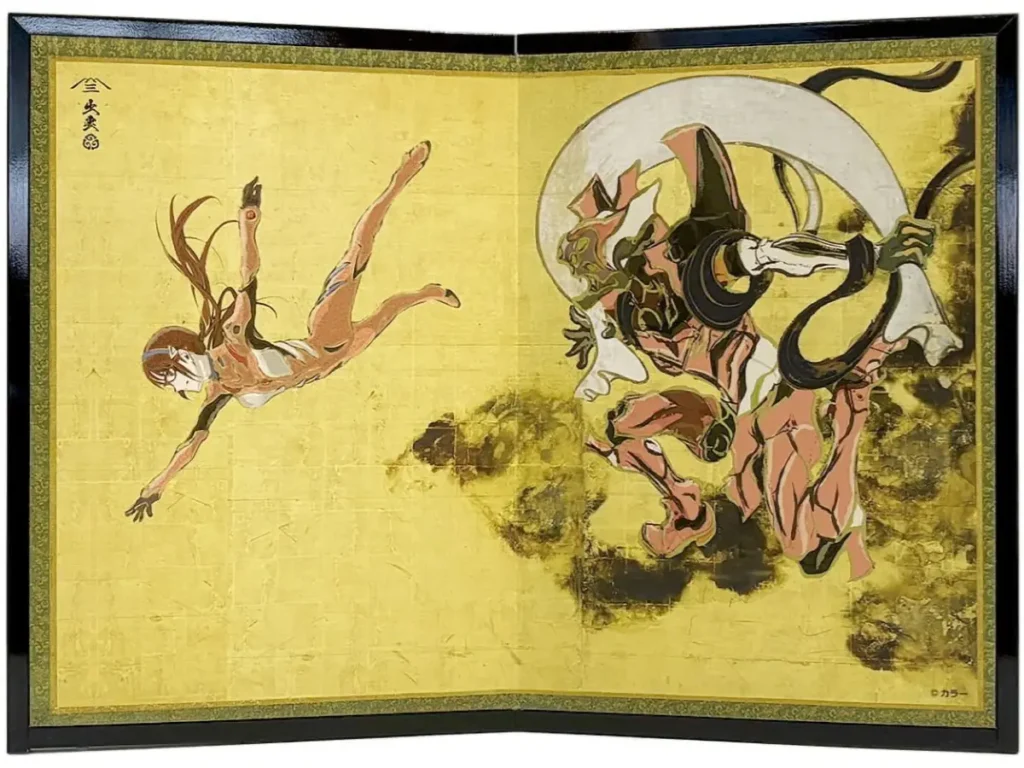 Evangelion Fujin Raijin-zu Byobu