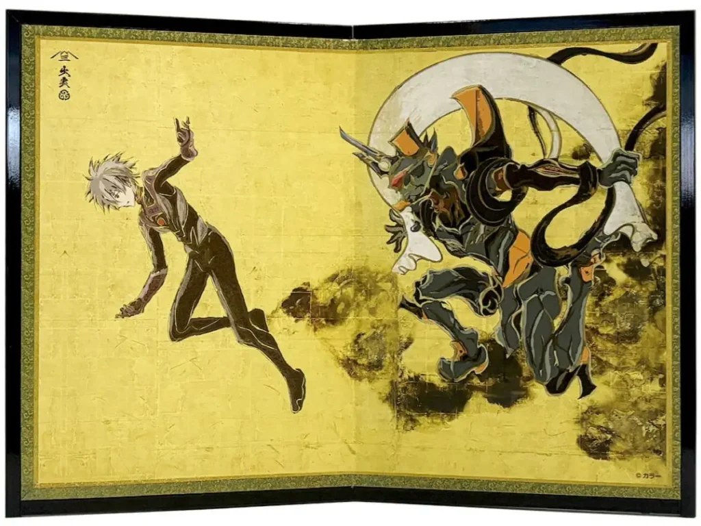 Evangelion Fujin Raijin-zu Byobu
