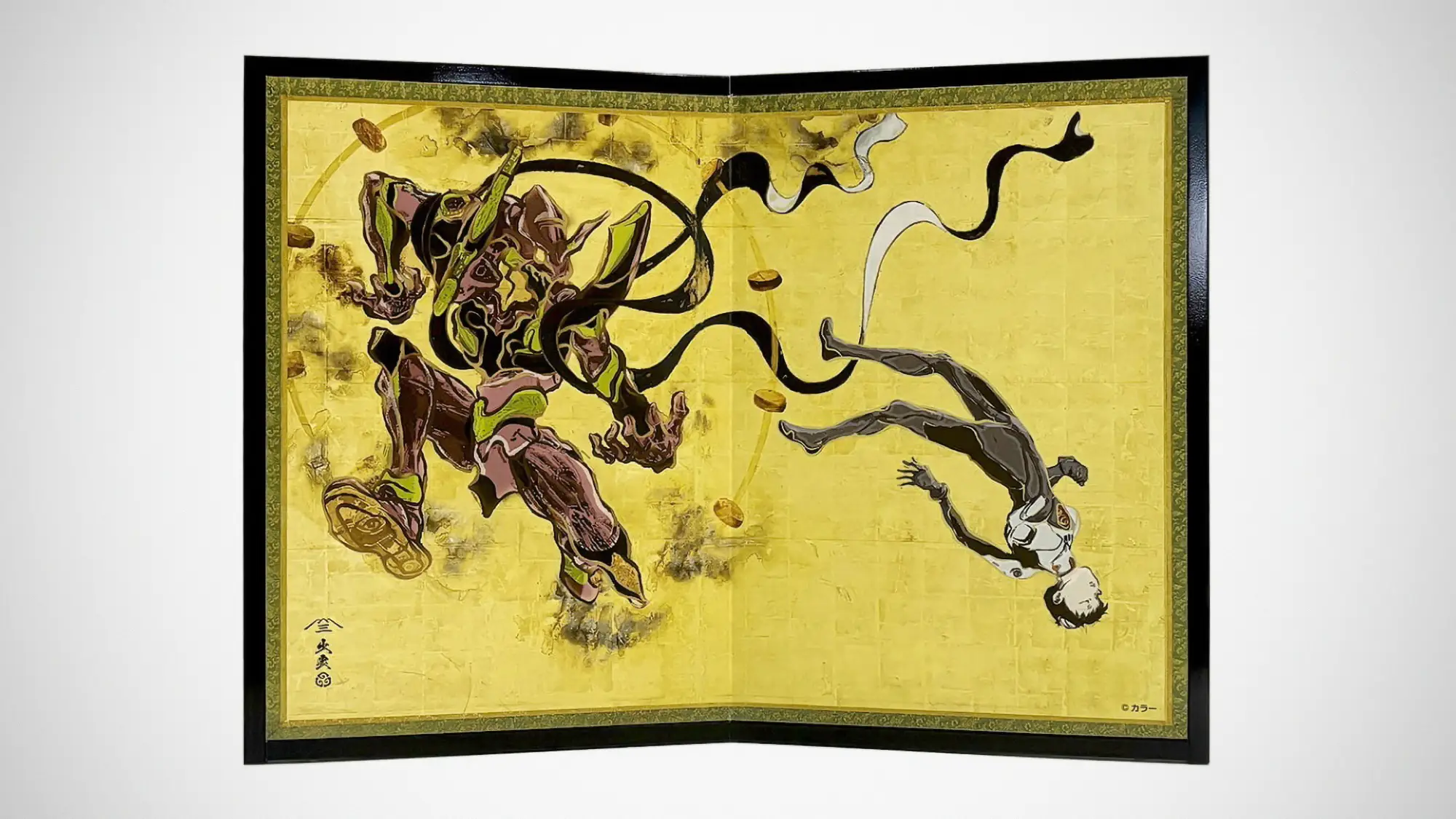 Evangelion Fujin Raijin-zu Byobu
