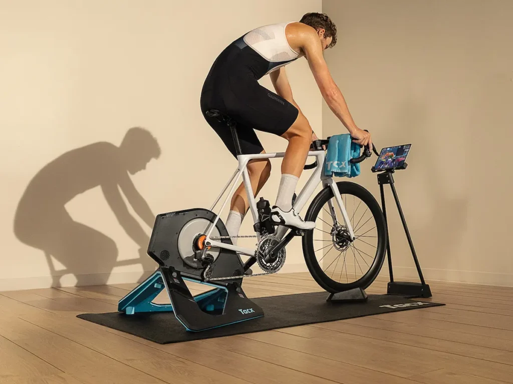 Garmin Tacx NEO 2T with Zwift Cog and Click