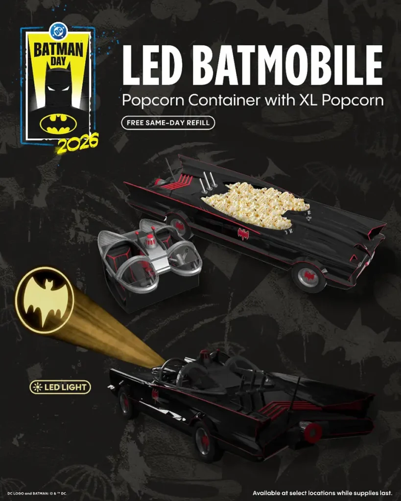 LED Batmobile Popcorn Container by Cinemark