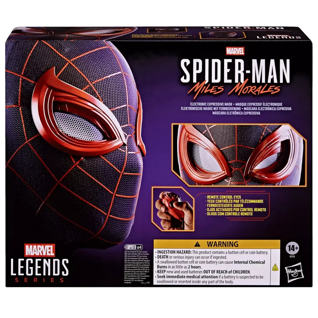 Marvel Legends Series Spider-Man: Miles Morales Electronic Expressive Mask