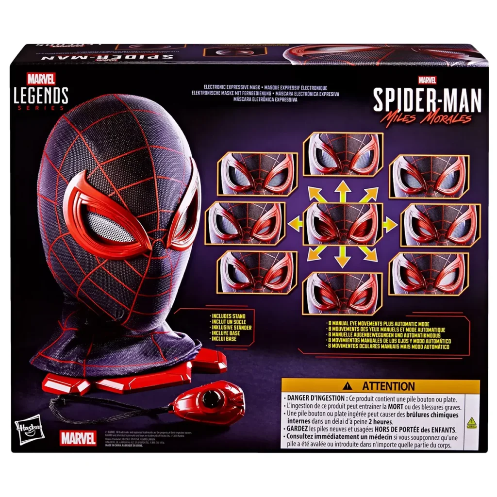 Marvel Legends Series Spider-Man: Miles Morales Electronic Expressive Mask