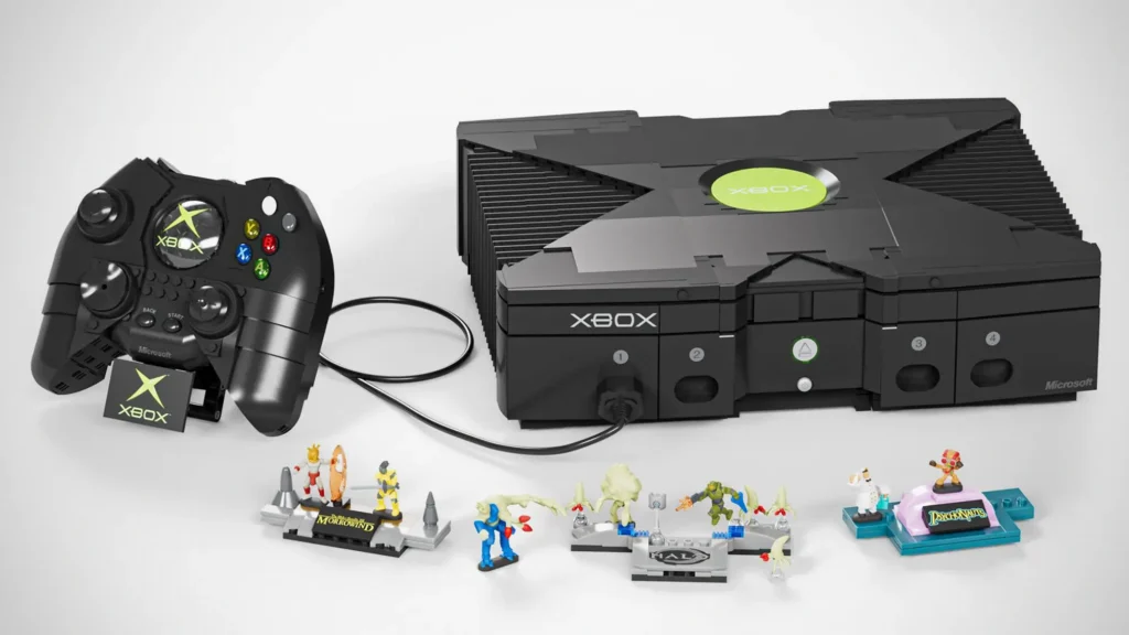 Mattel Brick Shop Microsoft Xbox Building Set