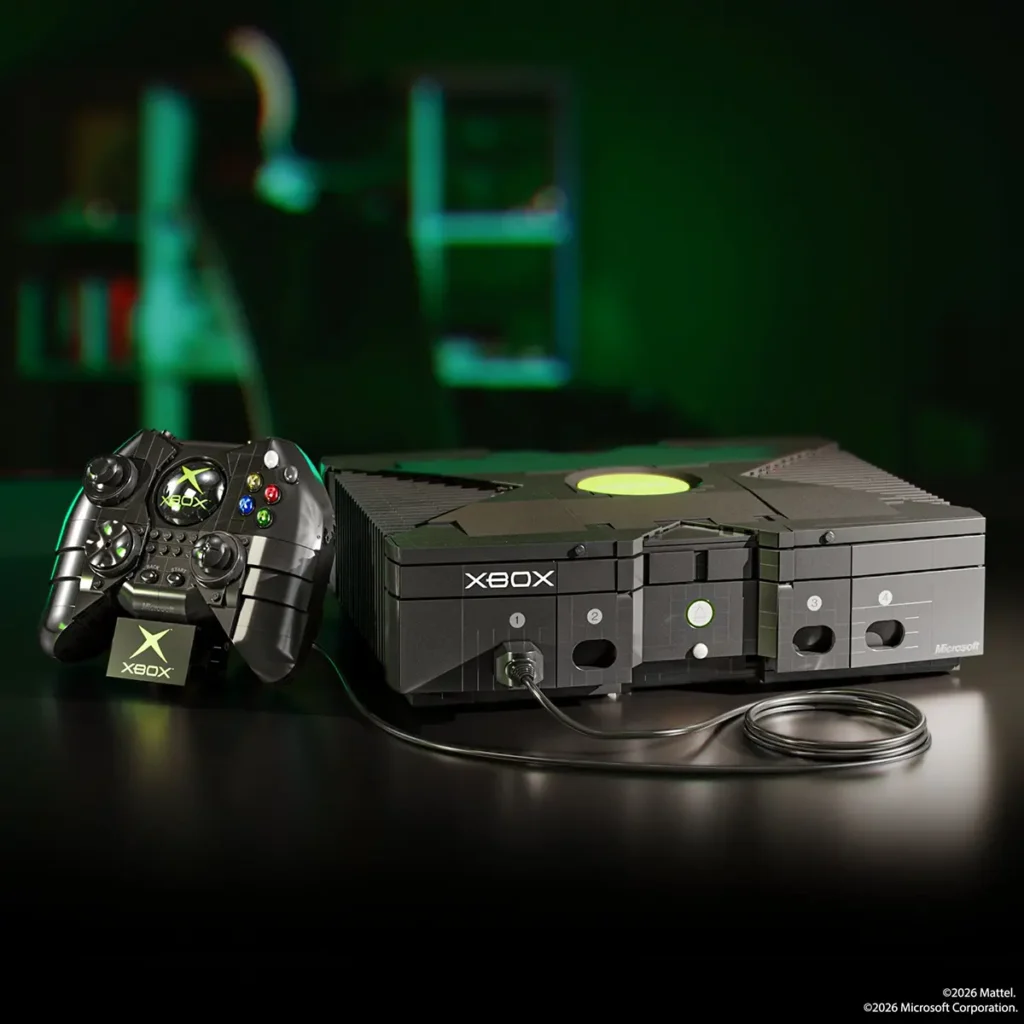 Mattel Brick Shop Microsoft Xbox Building Set